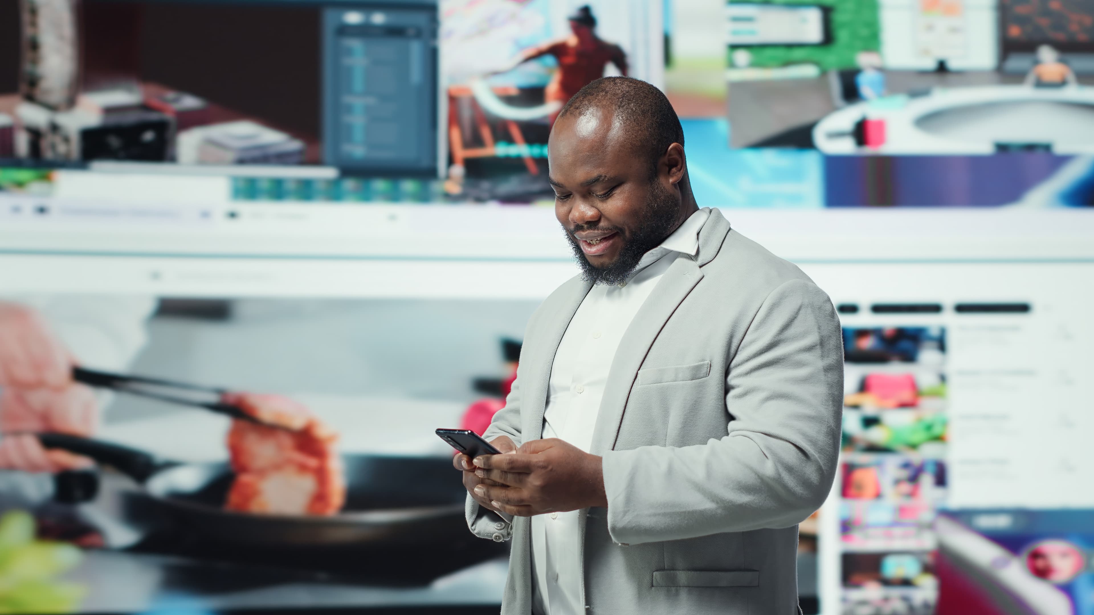 Developers collaborating in office